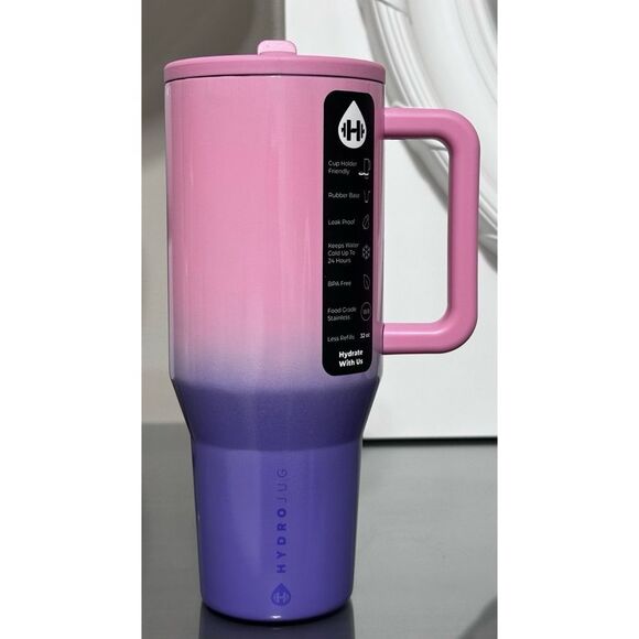 HydroJug 32oz Traveler, BLUSHBERRY - Picture 1 of 4